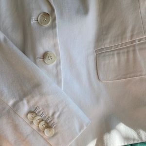 Ann Taylor White Blazer